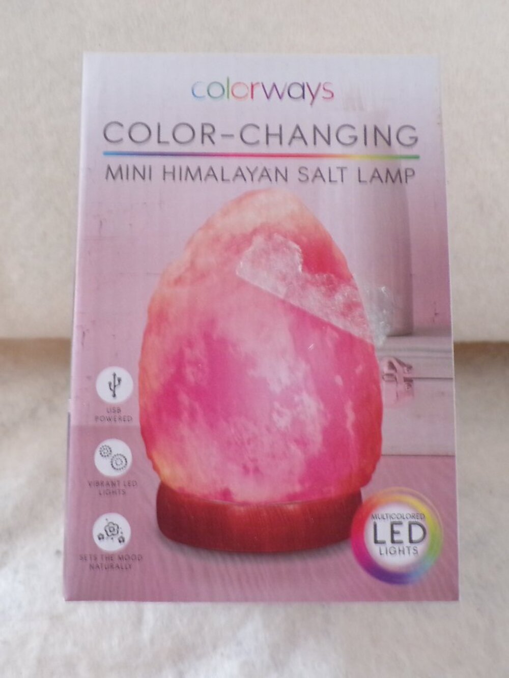 BARGAIN Himalayan Salt Lamp Colorways Color Changing Brand New